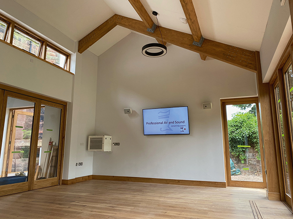 The system in the church links with the new system in the annexe