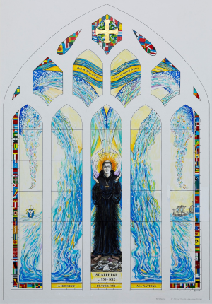 Bath Abbey Saint Alphege Window Updated Design 002