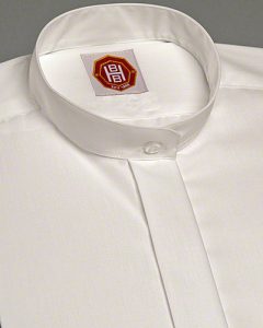 White tunic clergy shirt